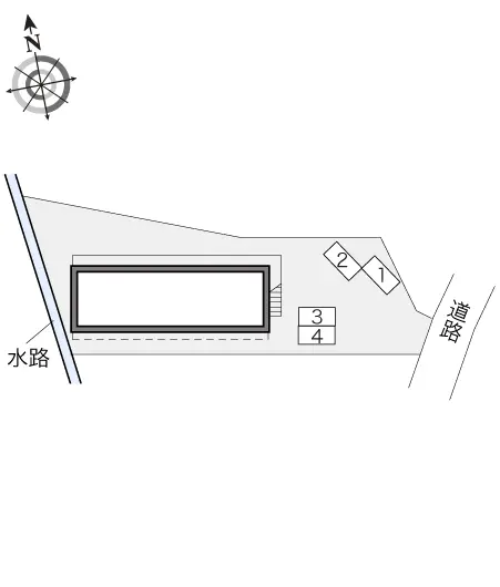 ★手数料０円★八王子市東中野　月極駐車場（LP）